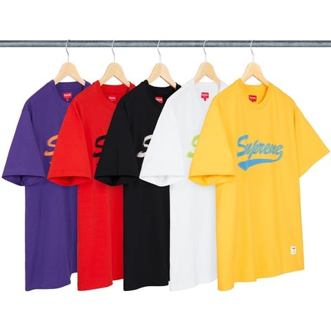Supreme Intarsia Script S/S Top - $68.00