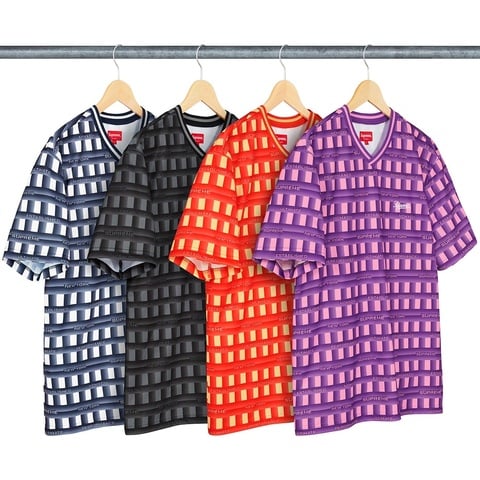Supreme Grid Soccer Jersey - $98.00