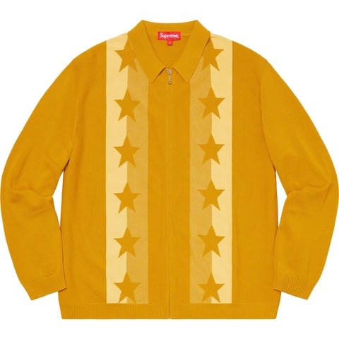 Stars Zip Up Sweater Polo - spring/summer 2020 - Supreme