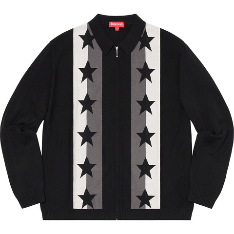 Stars Zip Up Sweater Polo - spring/summer 2020 - Supreme