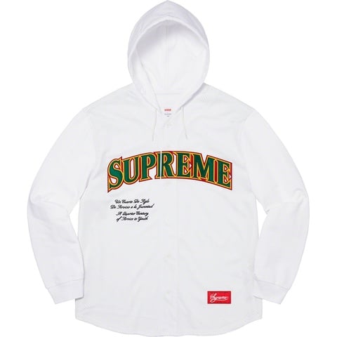 Mesh Hooded L/S Baseball Jersey - SupremeCommunity