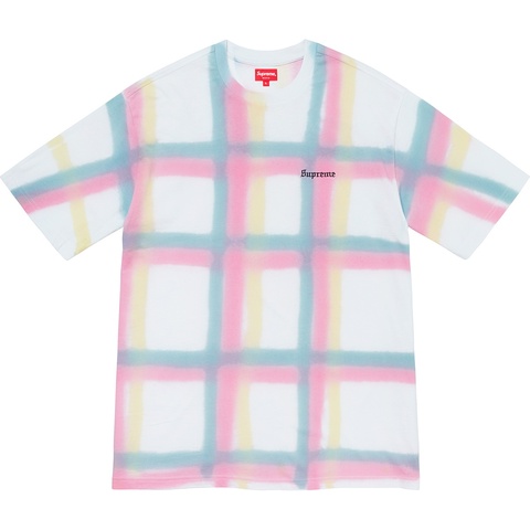 Supreme Sprayed Plaid S/S Top - Colorway