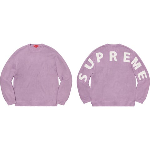 Supreme Back Logo Sweater - Colorway