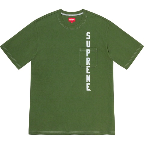 Supreme Contrast Stitch Pocket Tee - Colorway