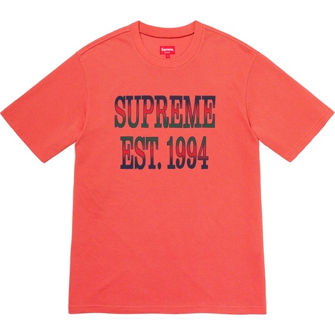 Supreme Cotton Mesh Gradient Logo S/S Top - Colorway