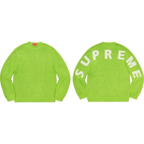 Supreme Back Logo Sweater - Colorway