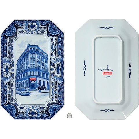 Supreme Supreme®/Royal Delft Hand-Painted 190 Bowery Large Plate - $3998.00