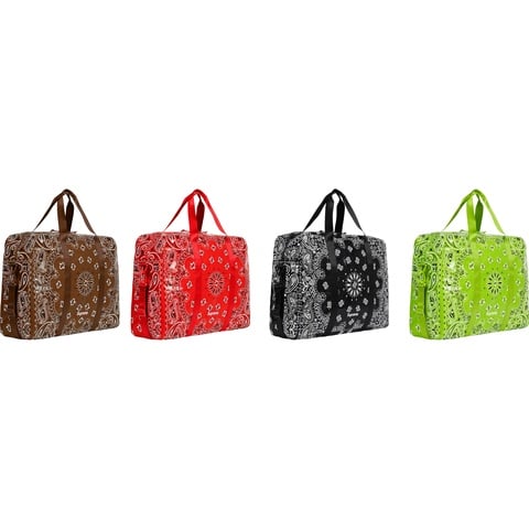 特典【 Supreme 】Bandana Large Duffle bag Bandana Tarp Large Duffle Bag - spring/summer 2021 - Supreme
