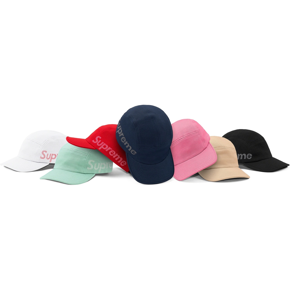 Supreme Jacquard Pique Camp Cap (spring/summer 2021) - $54.00