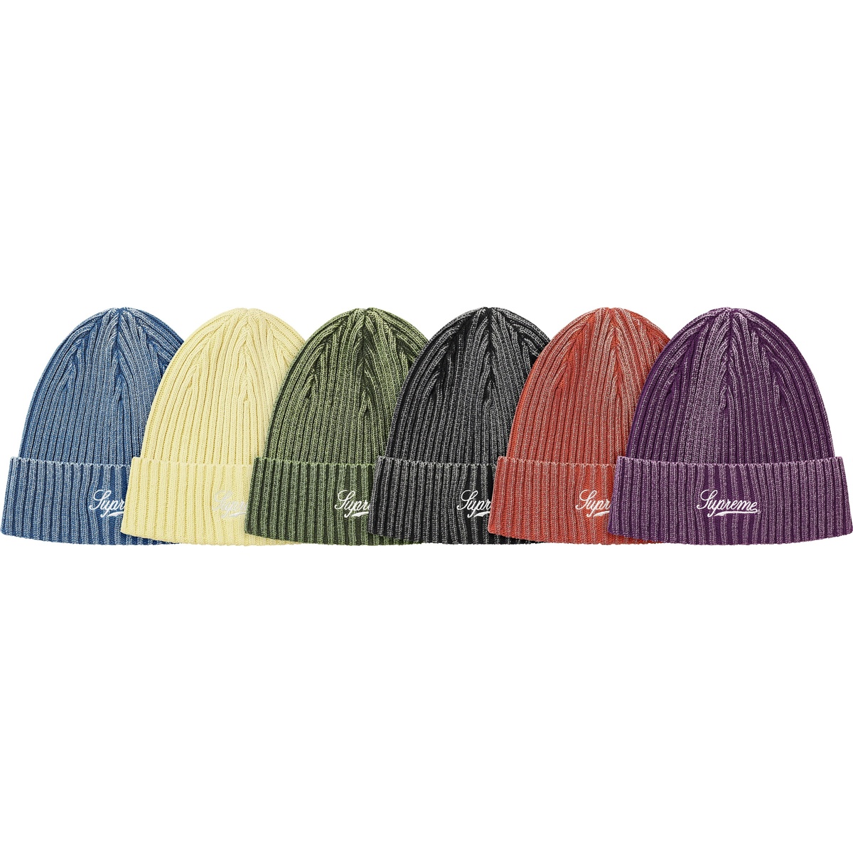 Bleached Rib Beanie - spring/summer 2021 - Supreme