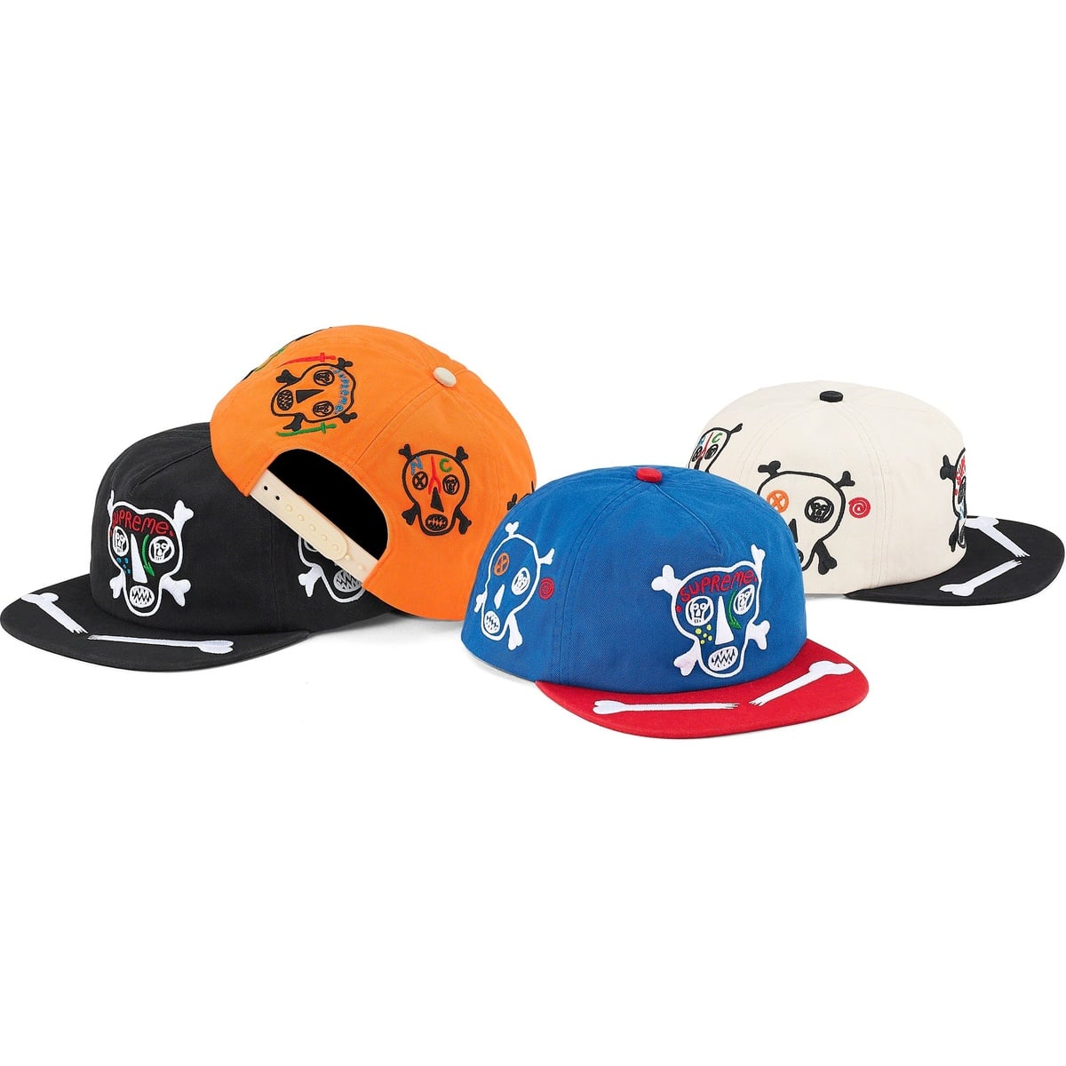 Clayton Patterson/Supreme Skulls 5-Panel - Supreme