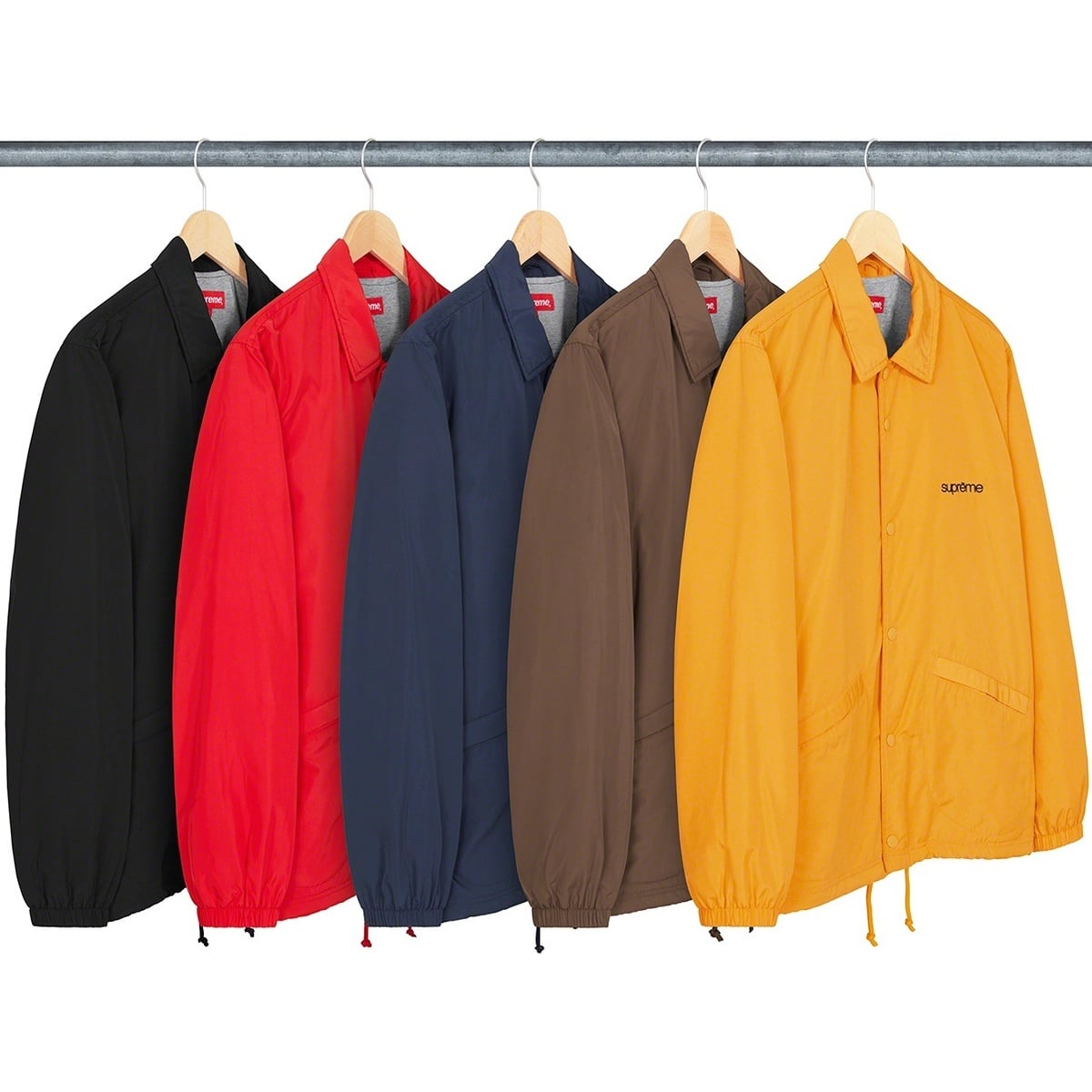 ウェア Supreme FIVE BOROUGHS COACHES JACKET Supreme Five Boroughs Coaches Jacket Black | Parallel