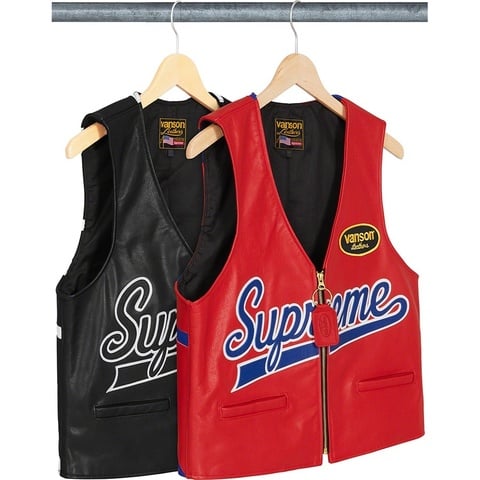 Supreme Supreme®/Vanson Leathers® Spider Web Vest - $648.00
