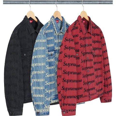 ジャケット・アウター 21SS Frayed Logos Denim TruckerJacket Frayed Logos Denim Trucker Jacket | Supreme 21ss