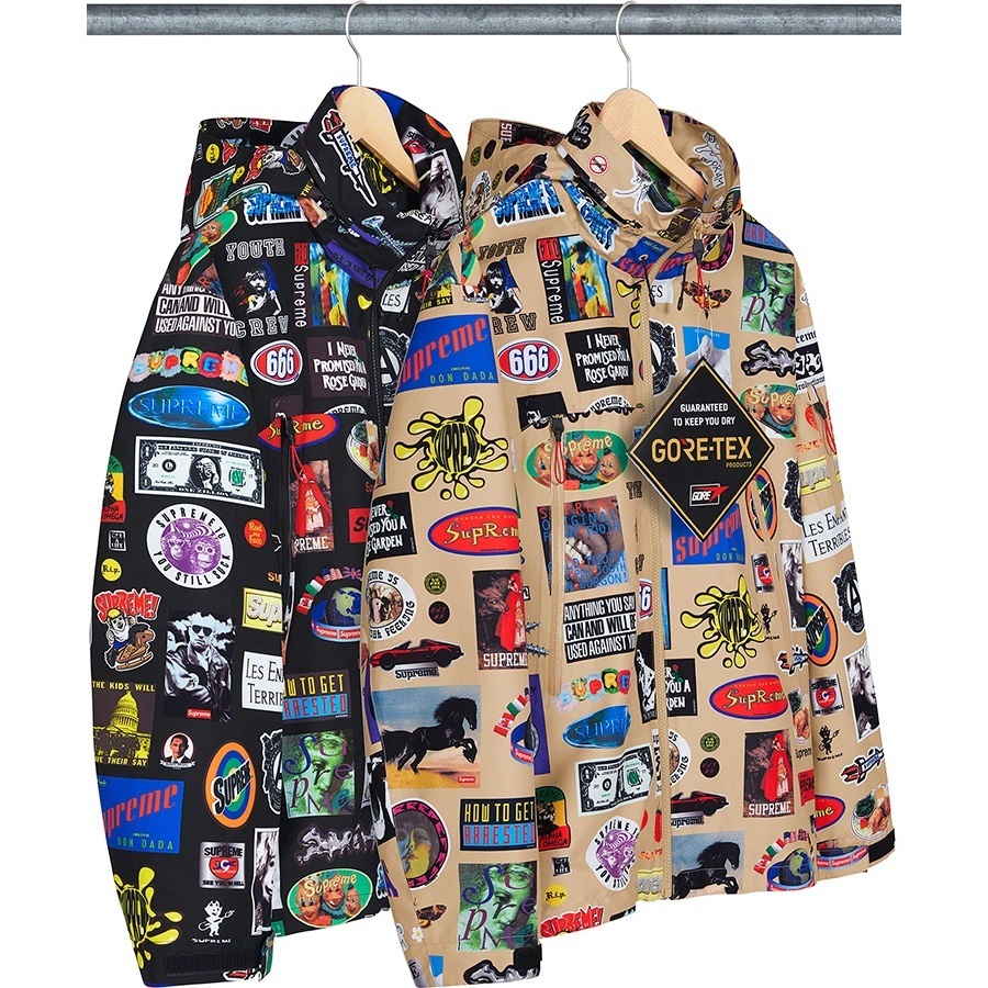 Supreme GORE-TEX Stickers Shell Jacket (spring/summer 2021) - $398.00