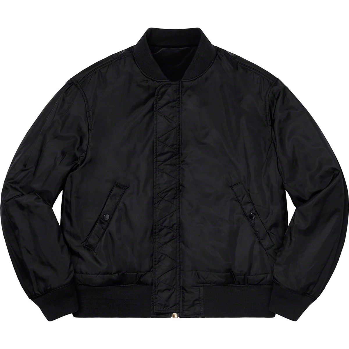 Supreme Clayton Patterson Supreme Skulls Embroidered Velvet MA-1 (SS21) - $398