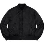 Supreme Clayton Patterson Supreme Skulls Embroidered Velvet MA-1 (SS21)