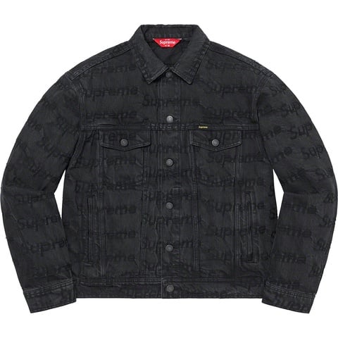 Supreme Frayed Logos Denim Trucker Jacket - Colorway