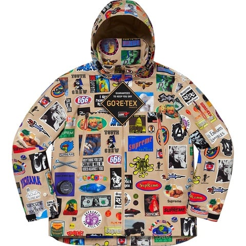 Supreme GORE-TEX Stickers Shell Jacket - Colorway