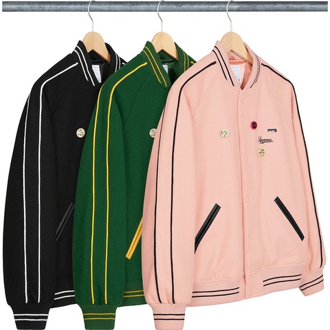 Jamie Reid/Supreme It's All Bollocks Varsity Jacket - Supreme