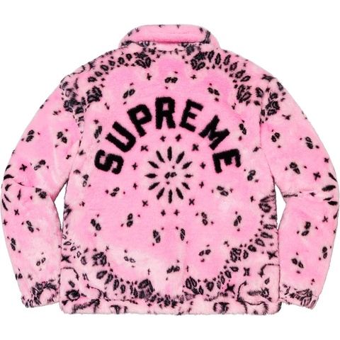 Supreme Bandana Faux Fur Bomber Jacket - Colorway