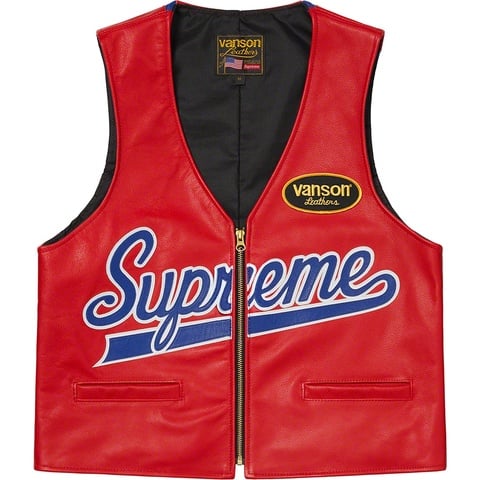 Supreme Supreme®/Vanson Leathers® Spider Web Vest - Colorway