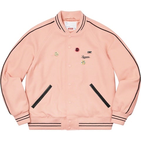 Jamie Reid/Supreme It's All Bollocks Varsity Jacket - Supreme