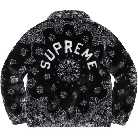 Supreme Bandana Faux Fur Bomber Jacket - Colorway