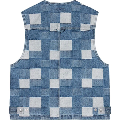 Supreme Patched Denim Vest - Colorway