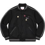 Supreme Jamie Reid Supreme It's All Bollocks Varsity Jacket (SS21)