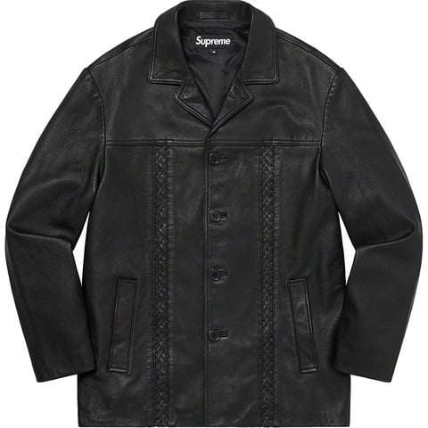 Supreme Braided Leather Overcoat - Colorway