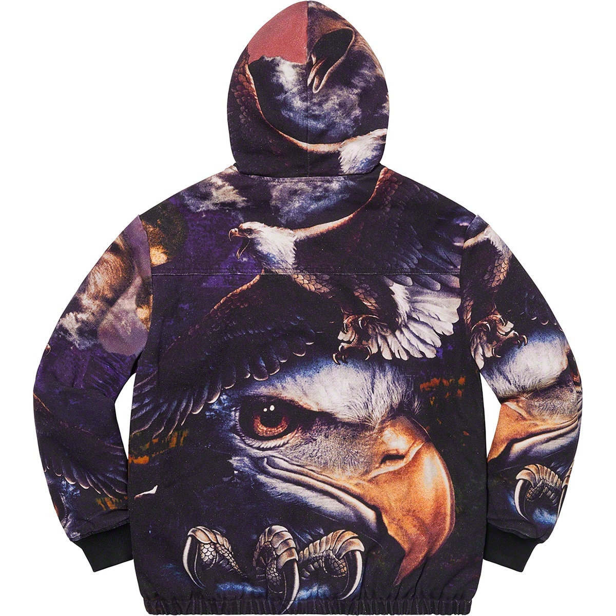 Supreme Eagle Hooded Work Jacket (SS21) - $198