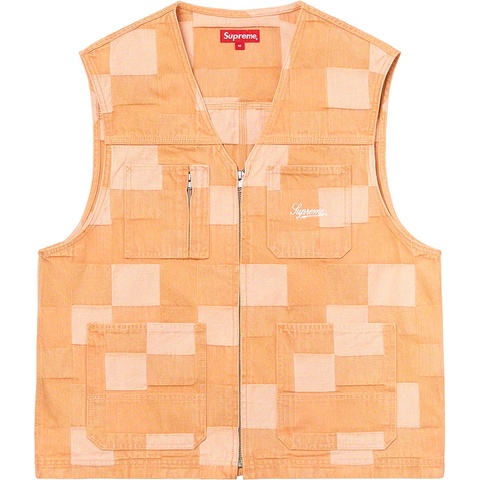Supreme Patched Denim Vest - Colorway