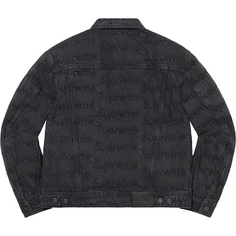 Supreme Frayed Logos Denim Trucker Jacket - Colorway