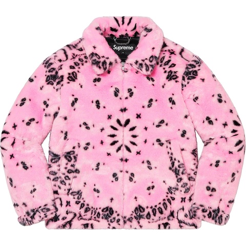 Supreme Bandana Faux Fur Bomber Jacket - Colorway