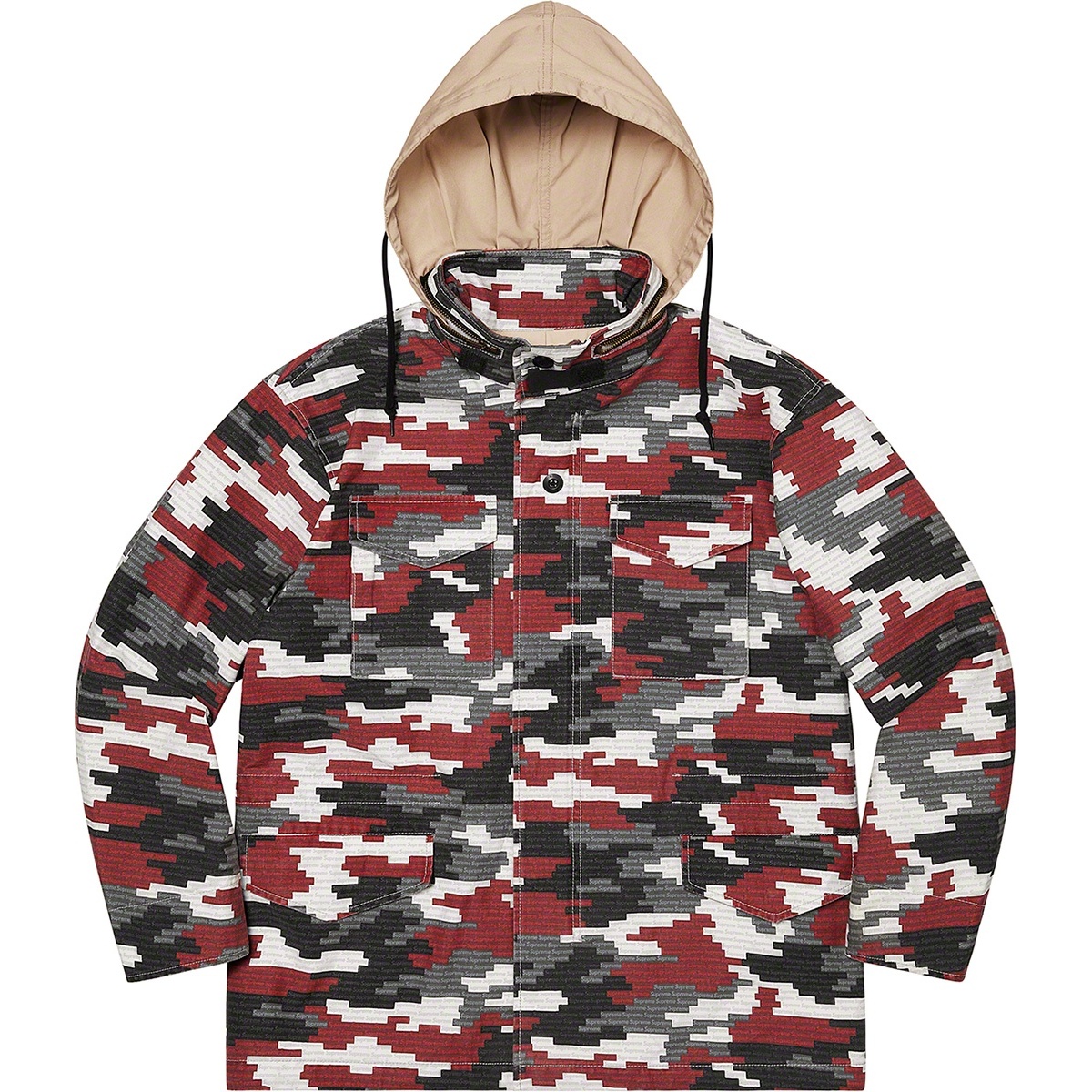 Supreme Logo Camo M-65 Jacket (SS21) - $298