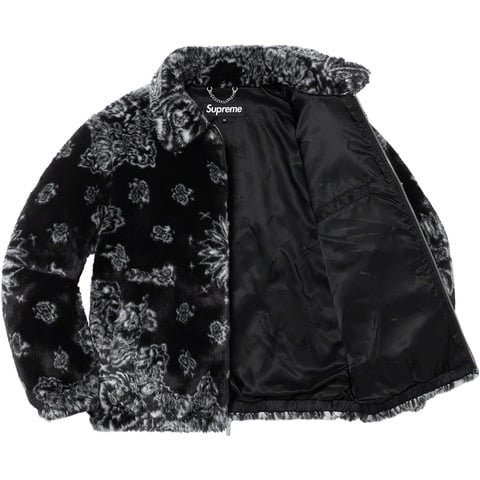 Bandana Faux Fur Bomber Jacket - Supreme