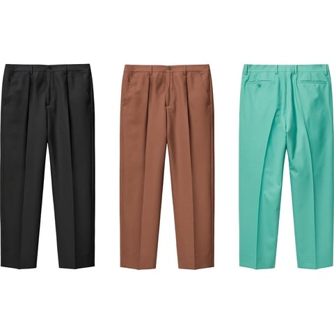 や*よ様 x*8様 supreme pleated trouser 21SS W Pleated Trouser - spring/summer 2021 - Supreme