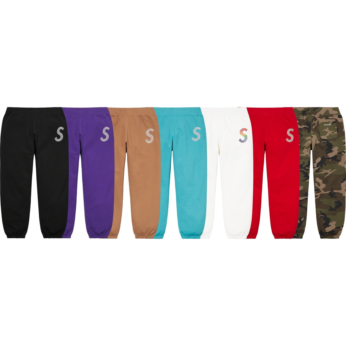 Supreme Swarovski® S Logo Sweatpant (spring/summer 2021) - $298.00