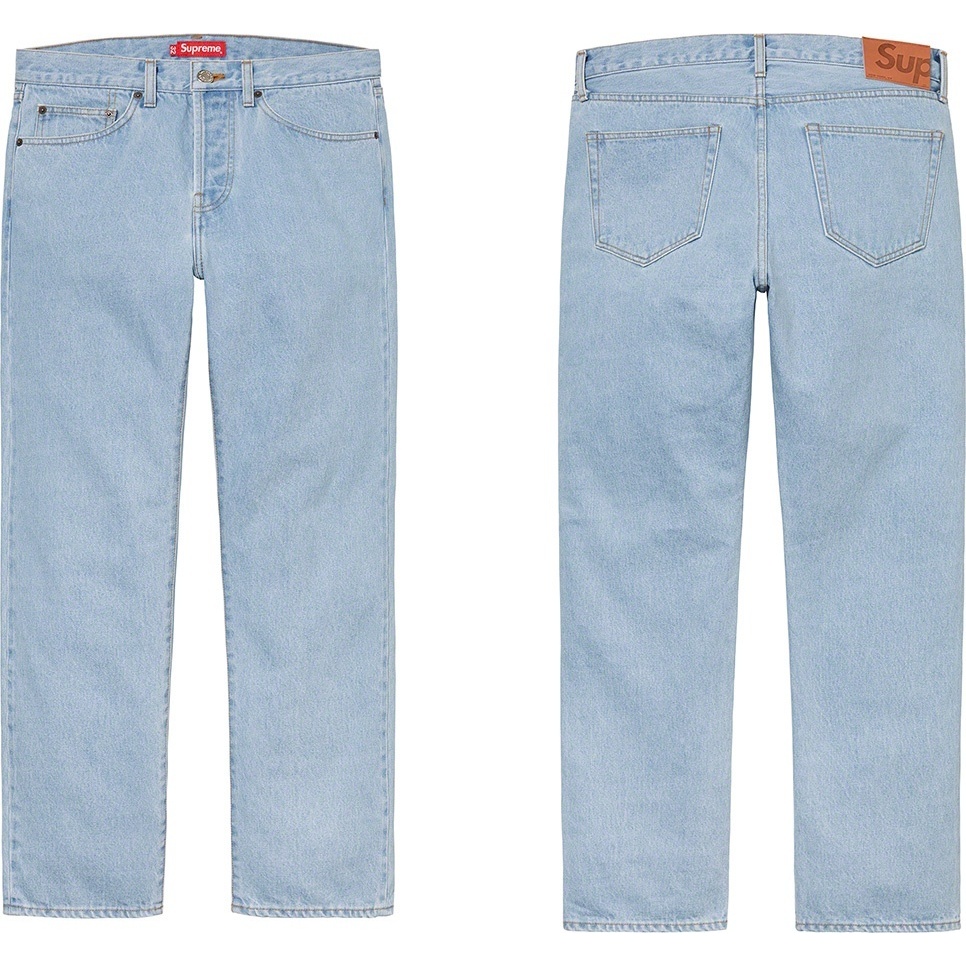 Supreme Stone Washed Slim Jean (spring/summer 2021) - $178.00