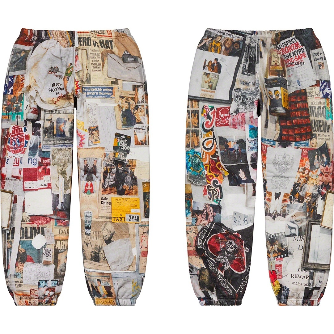 Dan Colen Dash's Wall Sweatpant - Supreme