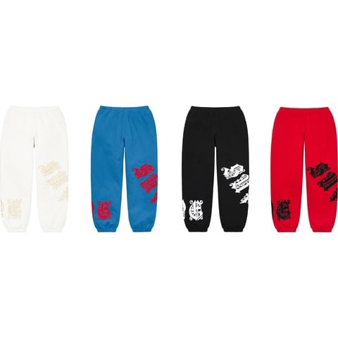 Old English Wrap Sweatpant - spring/summer 2021 - Supreme