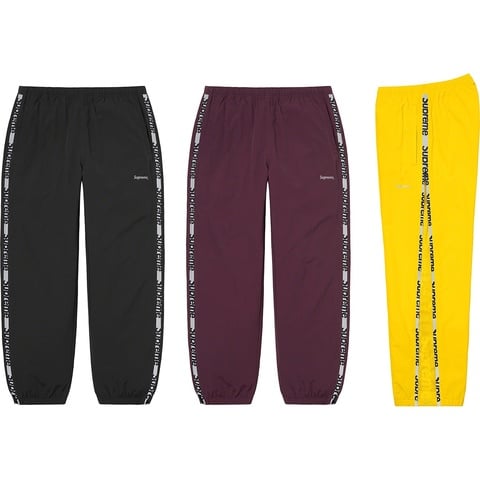 Supreme Reflective Zip Track Pant