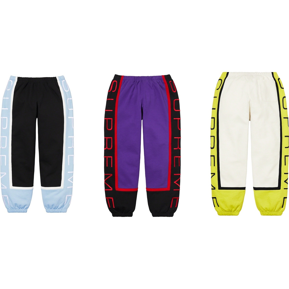 Supreme Paneled Sweatpant (spring/summer 2021) - $148.00