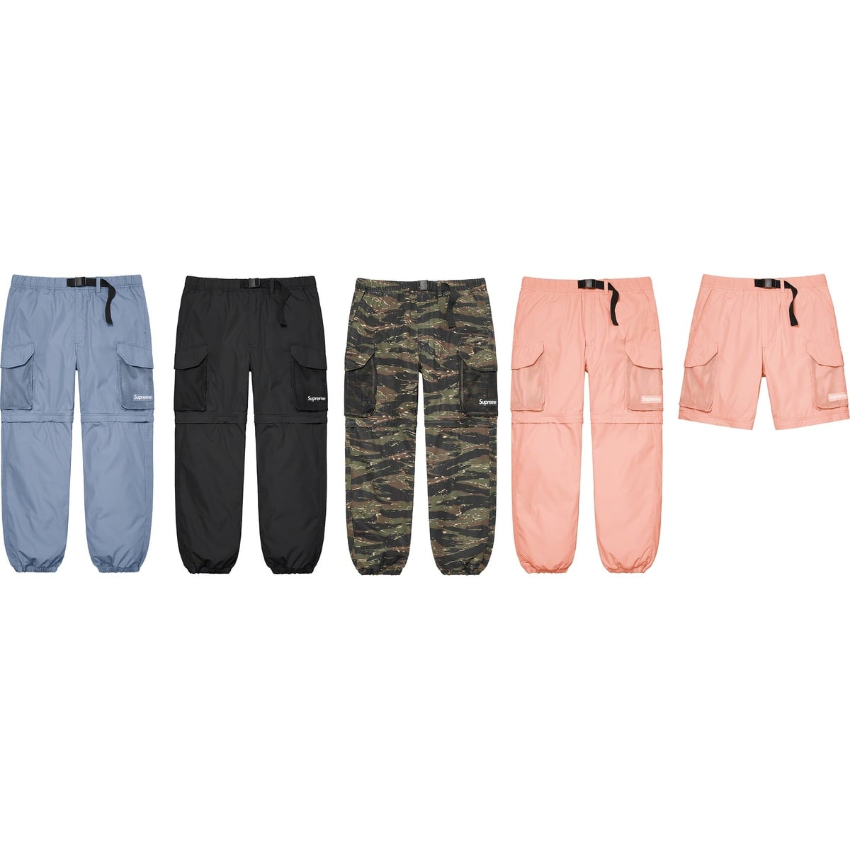 パンツ supreme Mesh Pocket Belted Cargo Pant Mesh Pocket Belted Cargo Pant - spring/summer 2021 - Supreme