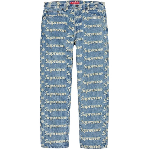 Supreme Frayed Logos Regular Jean - Colorway