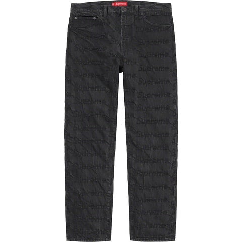 Frayed Logos Regular Jean - spring/summer 2021 - Supreme