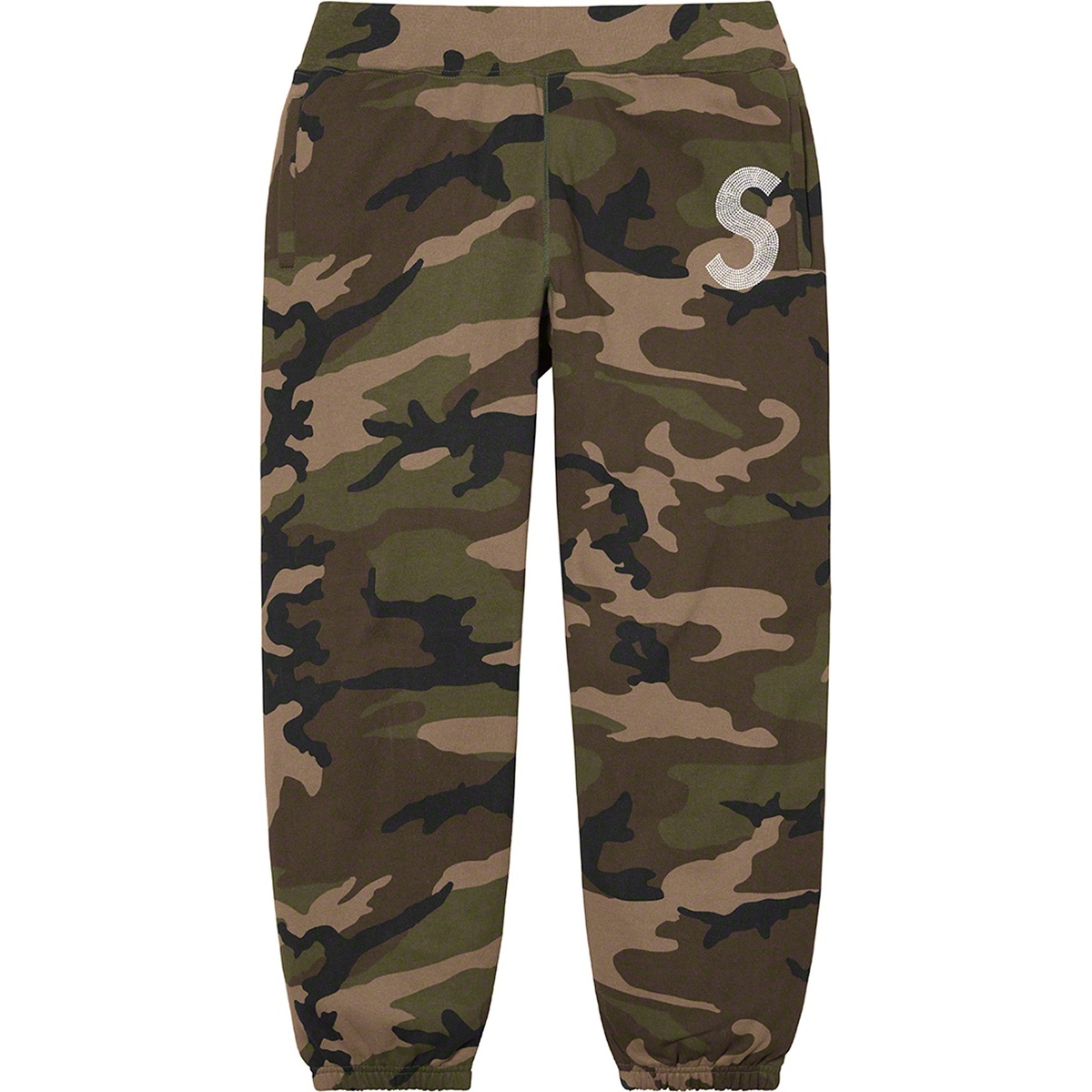 Supreme Swarovski S Logo Sweatpant (SS21) - $298
