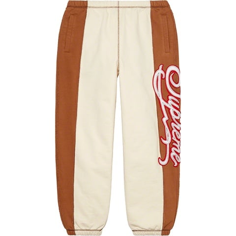 Supreme Paneled Script Sweatpant - Colorway
