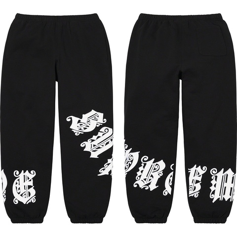 Supreme Old English Wrap Sweatpant - Colorway